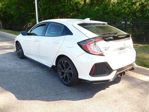 White Orchid Pearl 2018 Honda Civic Sport