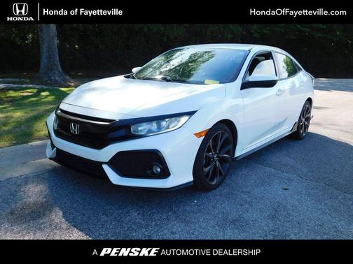White Orchid Pearl 2018 Honda Civic Sport