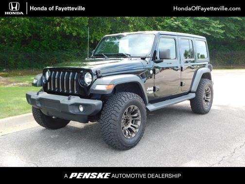 Black Clearcoat 2018 Jeep Wrangler Unlimited Sport