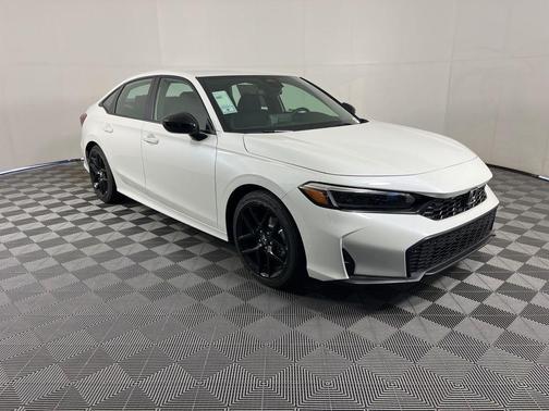 Platinum White Pearl 2026 Honda Civic Sport