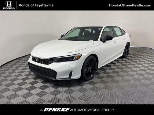 Platinum White Pearl 2026 Honda Civic Sport