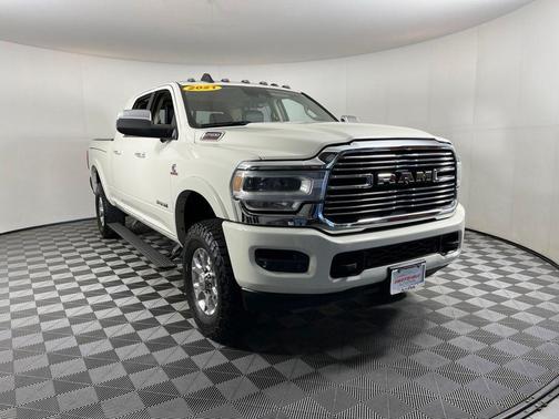 Pearl White 2021 RAM 2500 Laramie