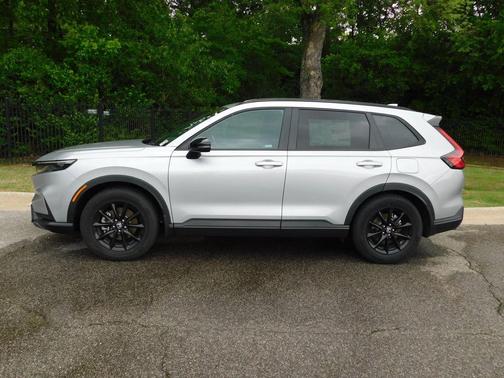Solar Silver Metallic 2026 Honda CR-V Hybrid Sport-L