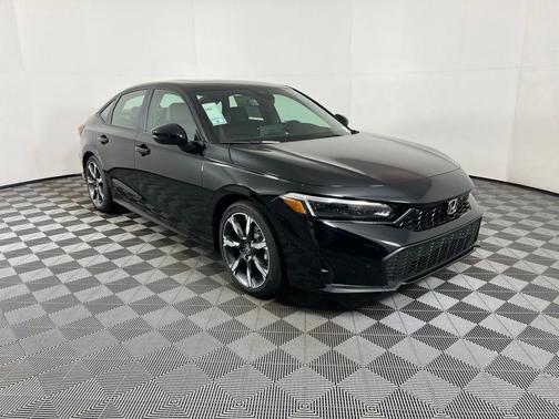 Crystal Black Pearl 2026 Honda Civic Hybrid Sport