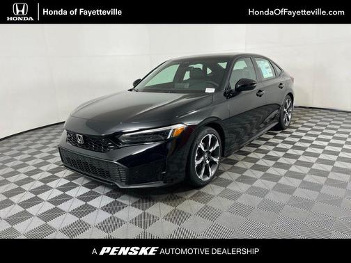Crystal Black Pearl 2026 Honda Civic Hybrid Sport