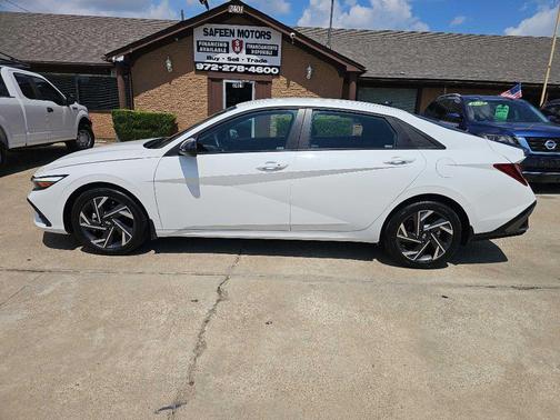 Serenity White 2025 Hyundai ELANTRA Sport