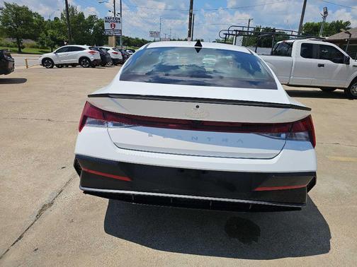 Serenity White 2025 Hyundai ELANTRA Sport