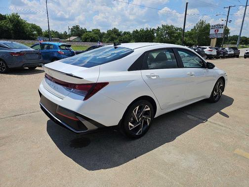 Serenity White 2025 Hyundai ELANTRA Sport