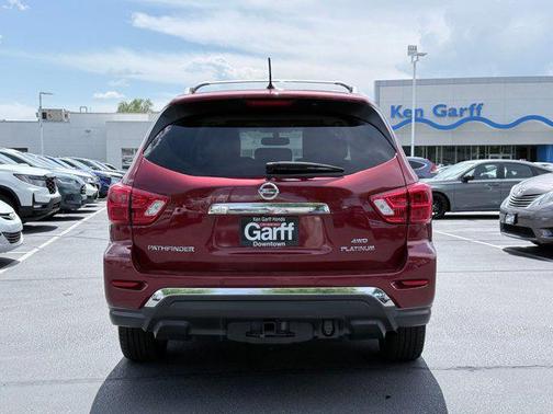Cayenne Red Metallic 2017 Nissan Pathfinder Platinum