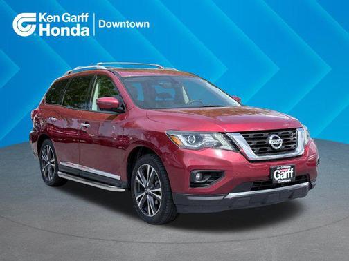Cayenne Red Metallic 2017 Nissan Pathfinder Platinum