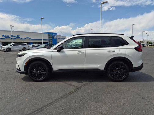 Platinum White Pearl 2026 Honda CR-V Hybrid Sport Touring AWD