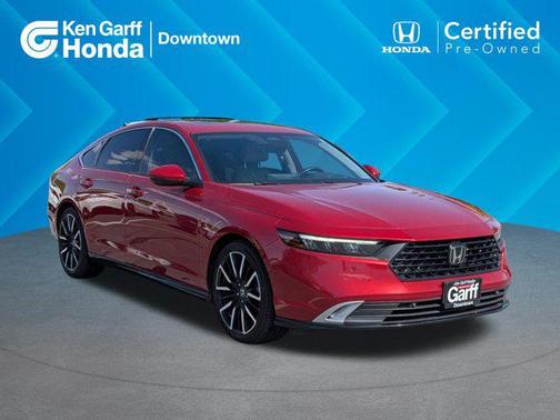 Radiant Red Metallic 2023 Honda Accord Hybrid Touring