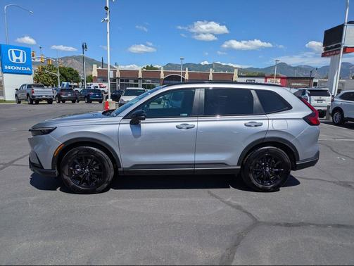Solar Silver Metallic 2026 Honda CR-V Hybrid Sport AWD