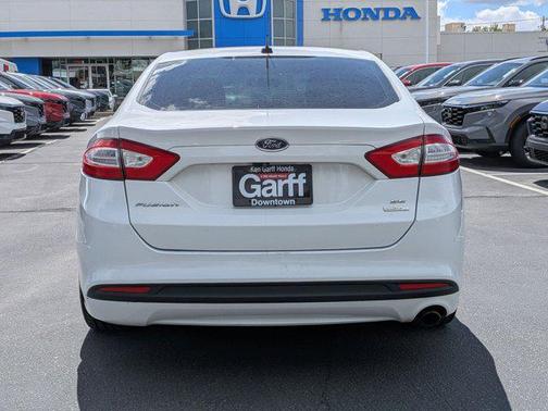 White Platinum Metallic Tri-Coat 2015 Ford Fusion SE