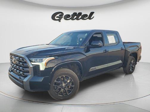 Midnight Black Metallic 2025 Toyota Tundra Hybrid Platinum