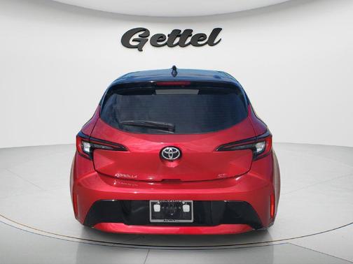 Finish Line Red/Midnight Black Metallic 2023 Toyota Corolla SE