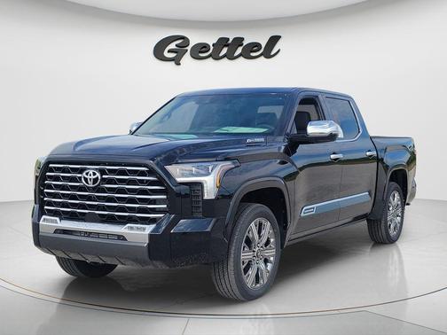 Midnight Black Metallic 2026 Toyota Tundra Hybrid Capstone