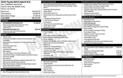 2024 Toyota RAV4 Hybrid XLE