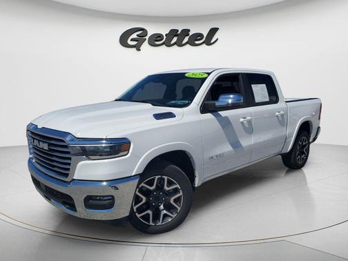 Bright White Clearcoat 2025 RAM 1500 Laramie