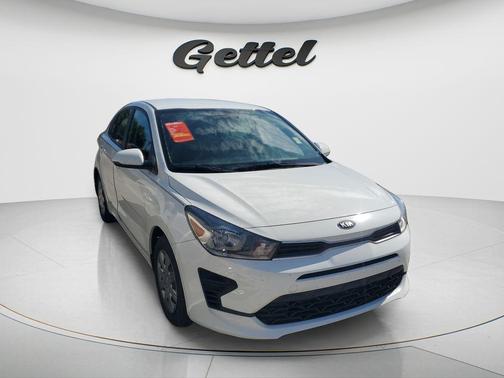 Clear White 2021 Kia Rio S