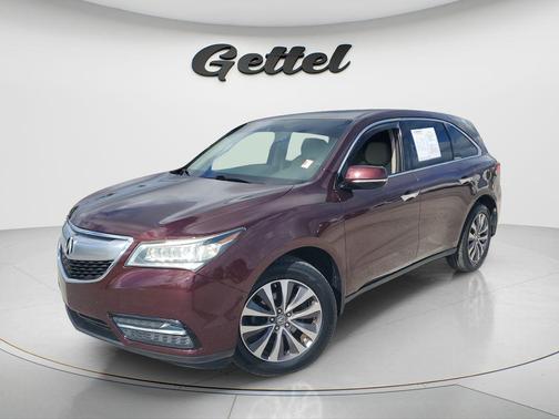 Dark Cherry Pearl 2015 Acura MDX 3.5L Technology Package