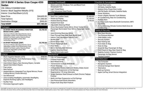 2019 BMW 430 Gran Coupe i