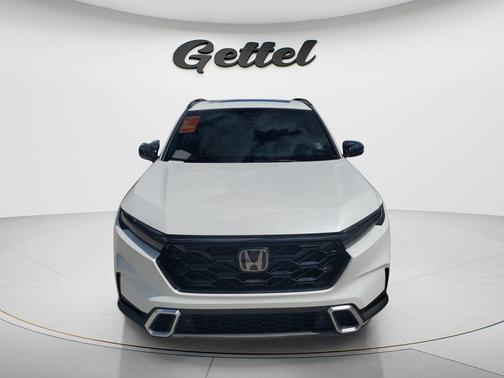 Platinum White Pearl 2025 Honda CR-V Hybrid Sport Touring AWD