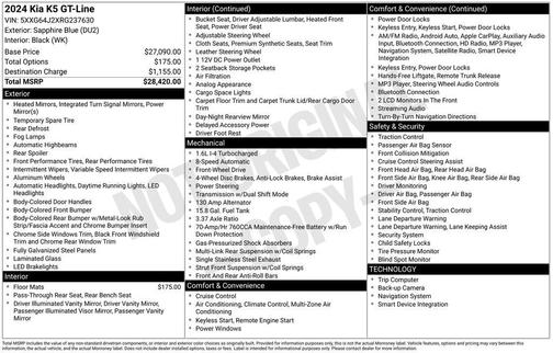 2024 Kia K5 GT-Line