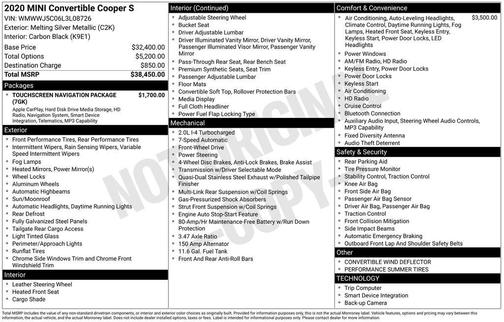 Melting Silver Metallic 2020 MINI Convertible Cooper S