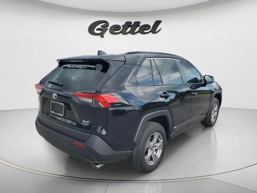 Midnight Black Metallic 2025 Toyota RAV4 Hybrid XLE
