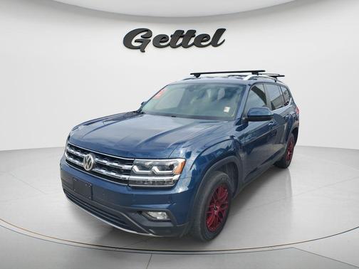 Pacific Blue Metallic 2019 Volkswagen Atlas 3.6L SE w/Technology