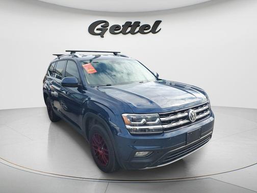 Pacific Blue Metallic 2019 Volkswagen Atlas 3.6L SE w/Technology