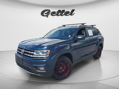 Pacific Blue Metallic 2019 Volkswagen Atlas 3.6L SE w/Technology