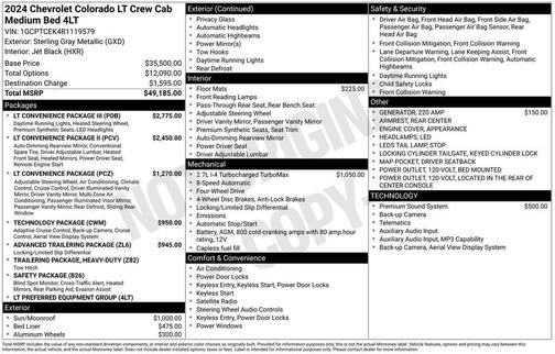 2024 Chevrolet Colorado LT