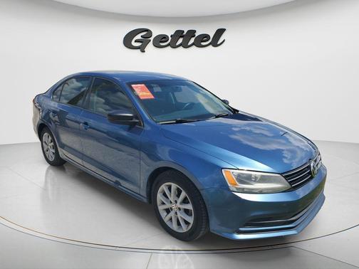 Silk Blue Metallic 2015 Volkswagen Jetta 1.8T SE