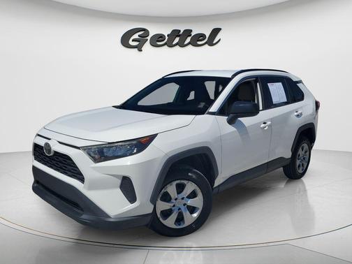 Super White 2019 Toyota RAV4 LE