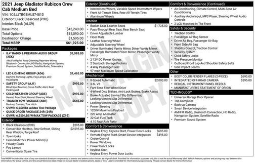 2021 Jeep Gladiator Rubicon