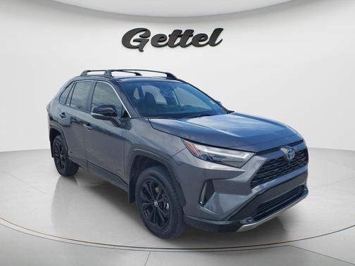 Magnetic Gray Metallic/Midnight Black Metallic 2024 Toyota RAV4 Hybrid SE