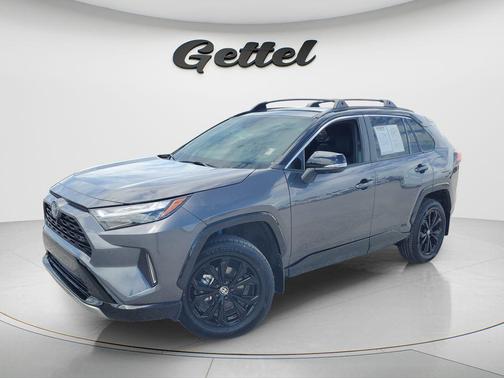 Magnetic Gray Metallic/Midnight Black Metallic 2024 Toyota RAV4 Hybrid SE