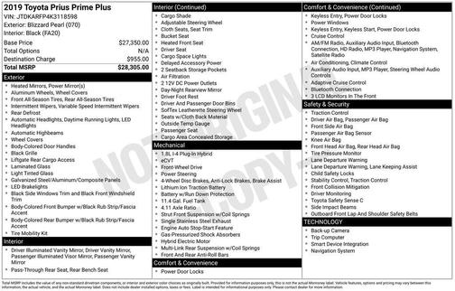 2019 Toyota Prius Prime SE