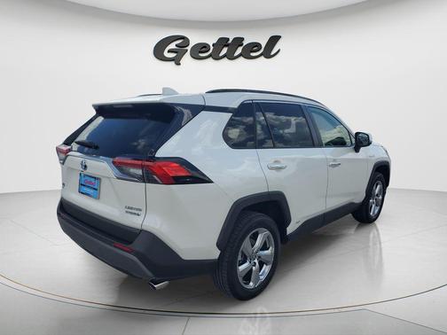 Blizzard Pearl 2020 Toyota RAV4 Hybrid SE