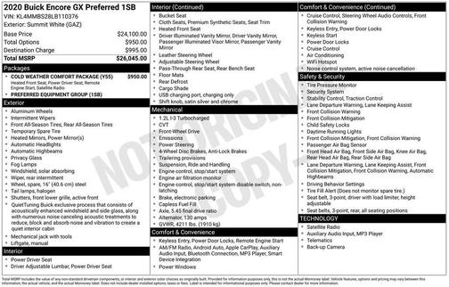 2020 Buick Encore GX Preferred
