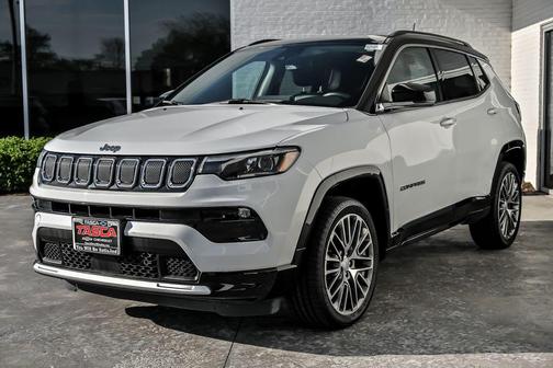 Bright White Clearcoat 2022 Jeep Compass Limited