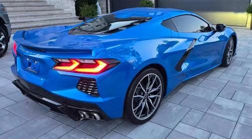 Riptide Blue Metallic 2025 Chevrolet Corvette Stingray w/2LT