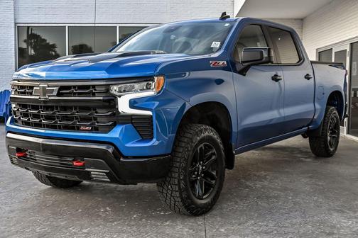 Glacier Blue Metallic 2024 Chevrolet Silverado 1500 LT Trail Boss