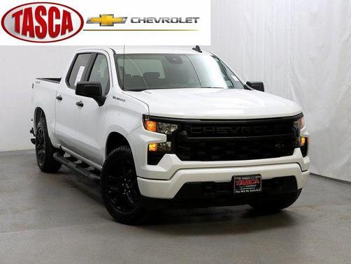 Summit White 2025 Chevrolet Silverado 1500 Custom