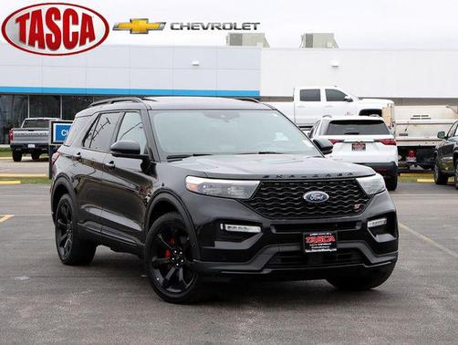 Agate Black Metallic 2022 Ford Explorer ST
