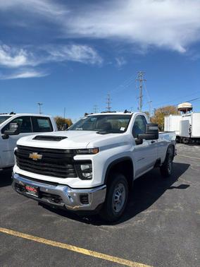 Summit White 2026 Chevrolet Silverado 2500 Regular Cab, Long Bed, WT, RWD