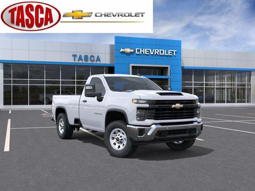 Summit White 2026 Chevrolet Silverado 2500 Regular Cab, Long Bed, WT, RWD