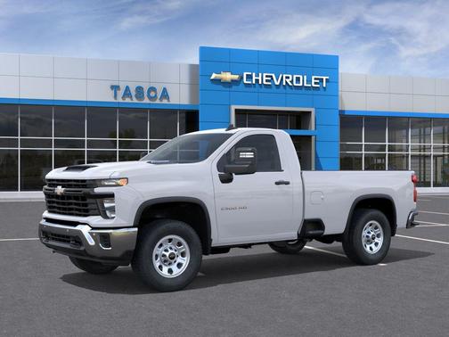 Summit White 2026 Chevrolet Silverado 2500 Regular Cab, Long Bed, WT, RWD